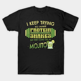 Mojito Cocktails Bodybuilding Fitness Gym Gift T-Shirt